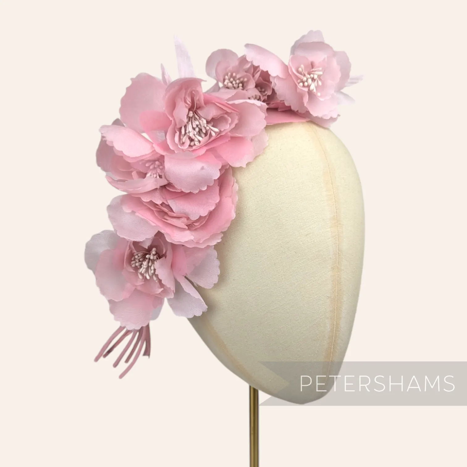 'Amelia' Organza Millinery Flower Hat Mount