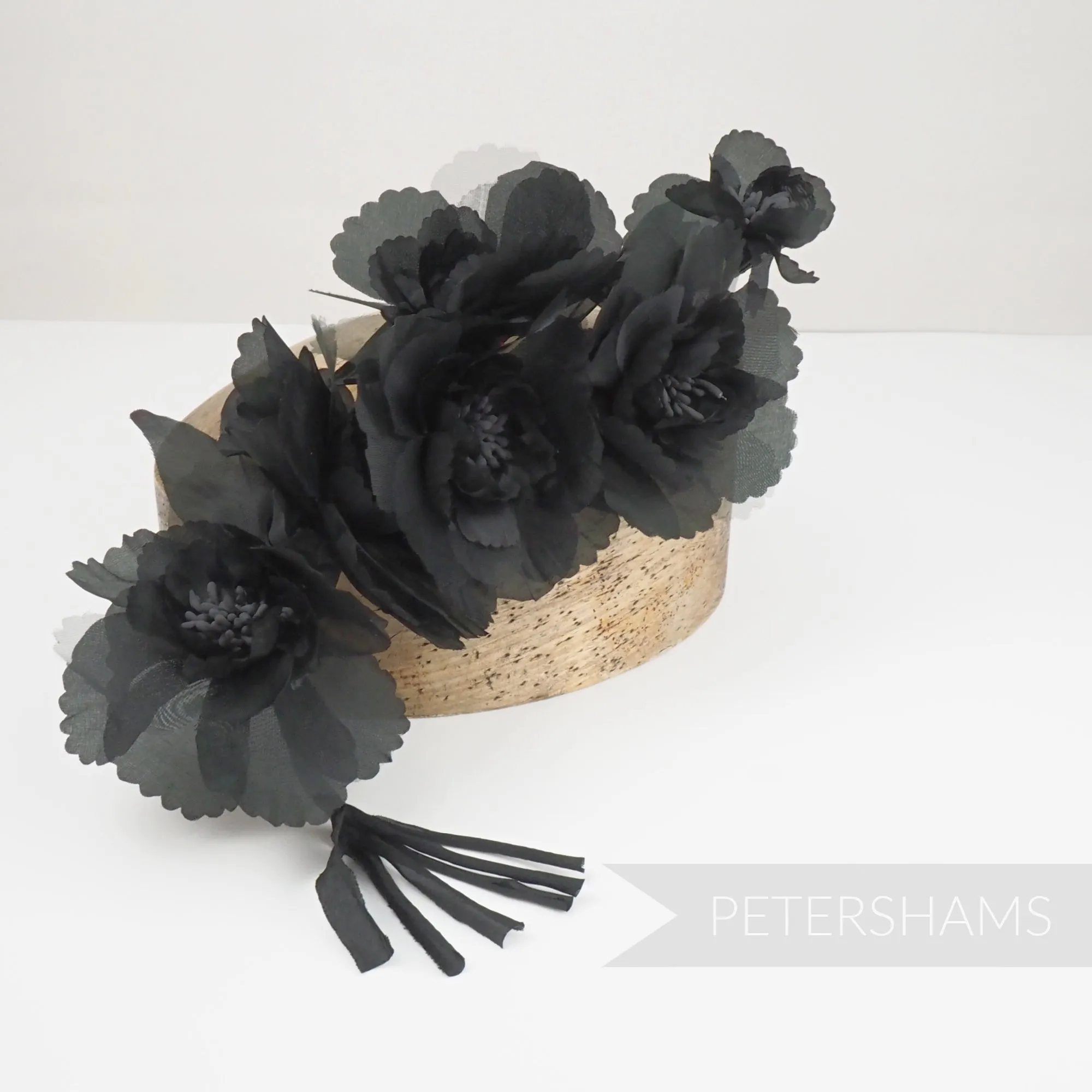 'Amelia' Organza Millinery Flower Hat Mount