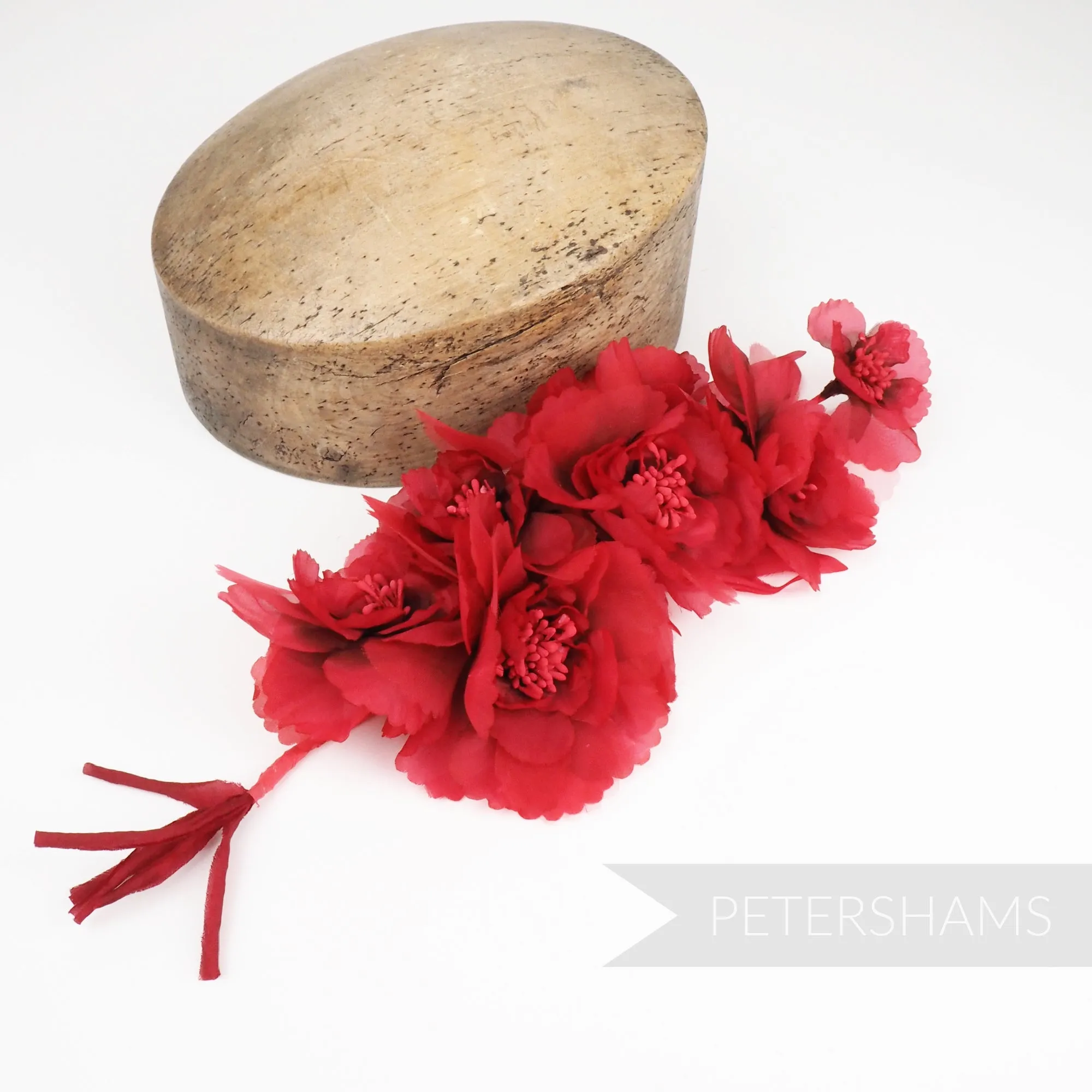 'Amelia' Organza Millinery Flower Hat Mount