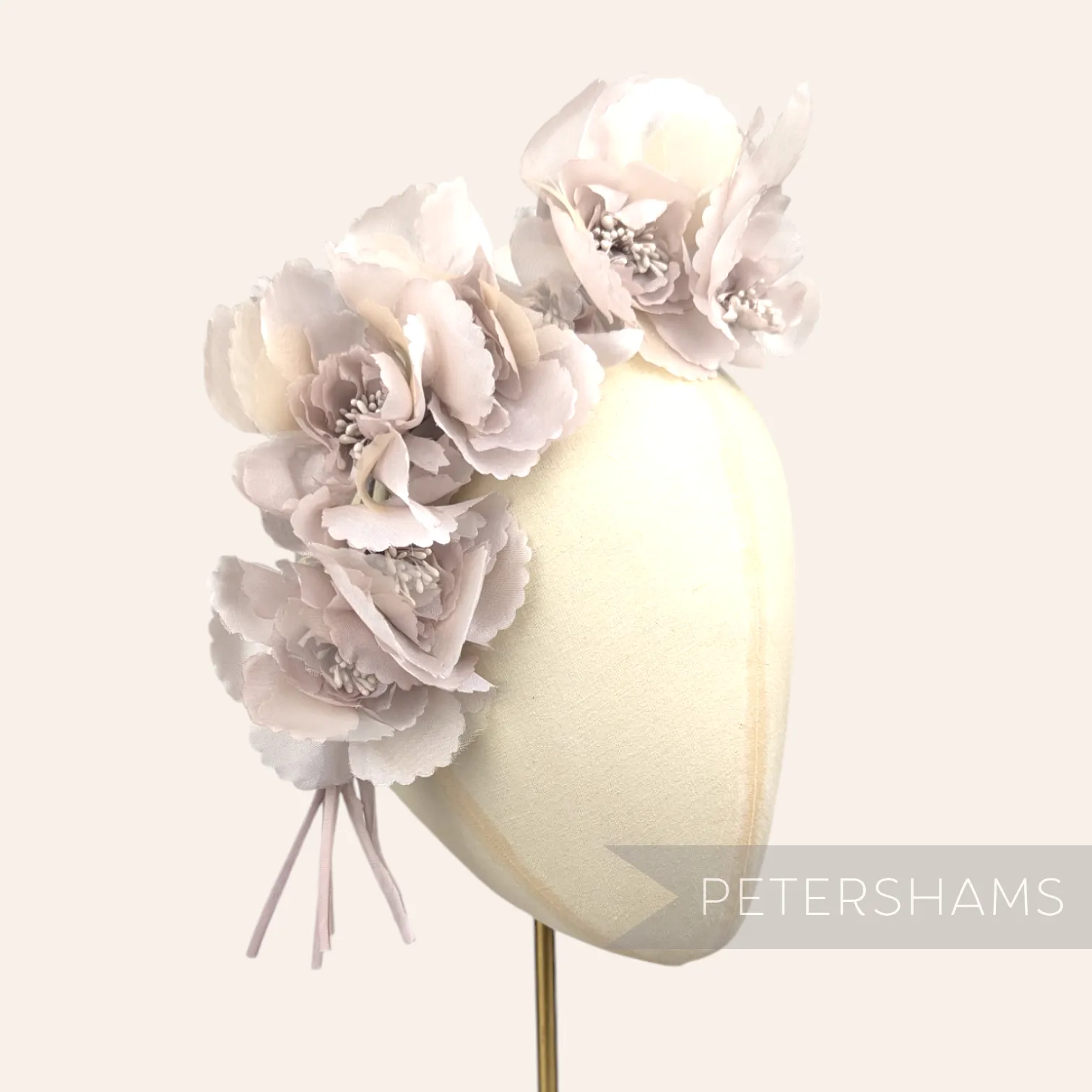 'Amelia' Organza Millinery Flower Hat Mount