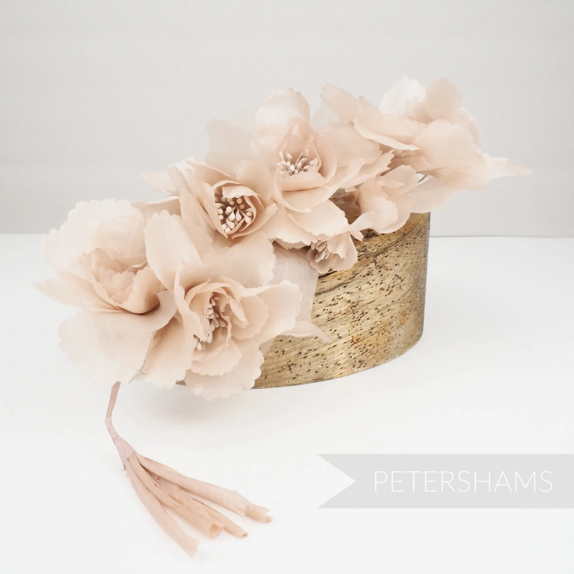 'Amelia' Organza Millinery Flower Hat Mount