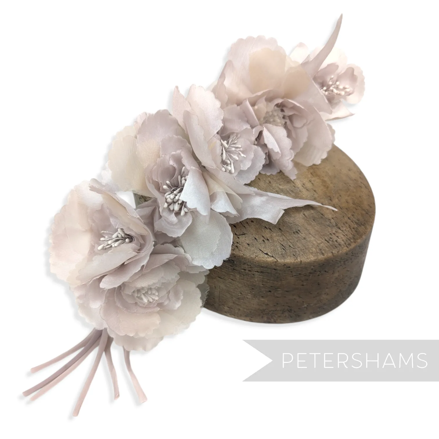 'Amelia' Organza Millinery Flower Hat Mount