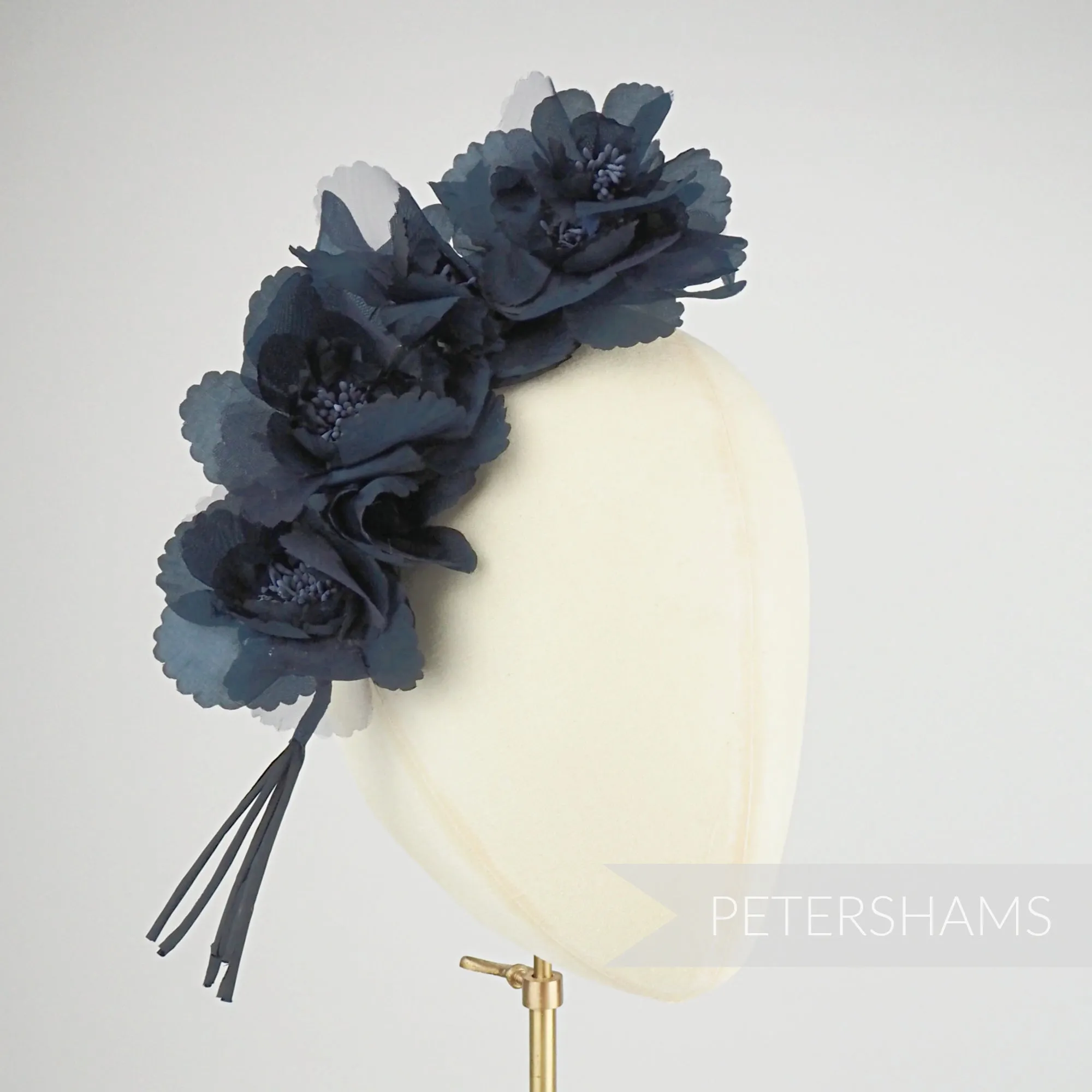 'Amelia' Organza Millinery Flower Hat Mount