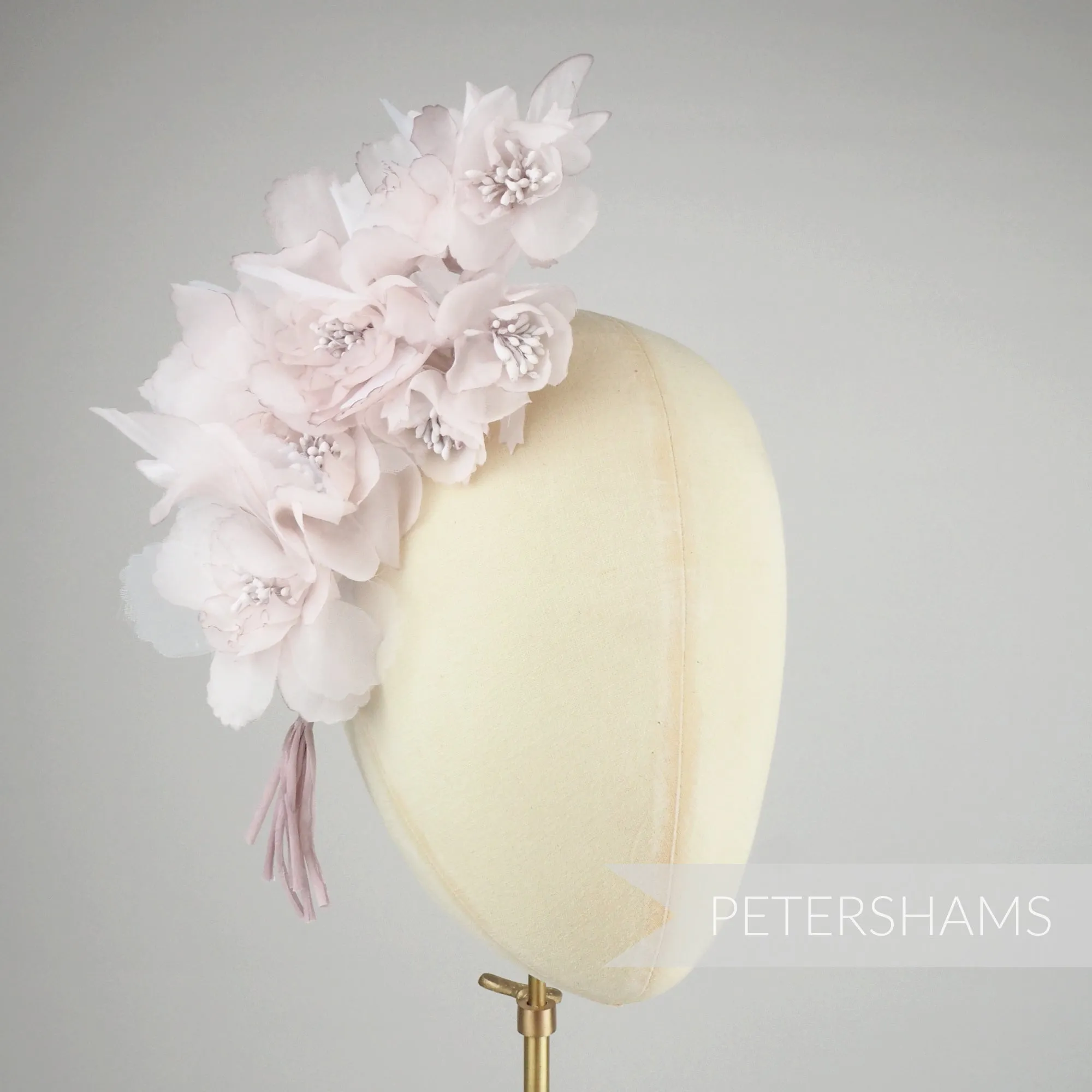 'Amelia' Organza Millinery Flower Hat Mount