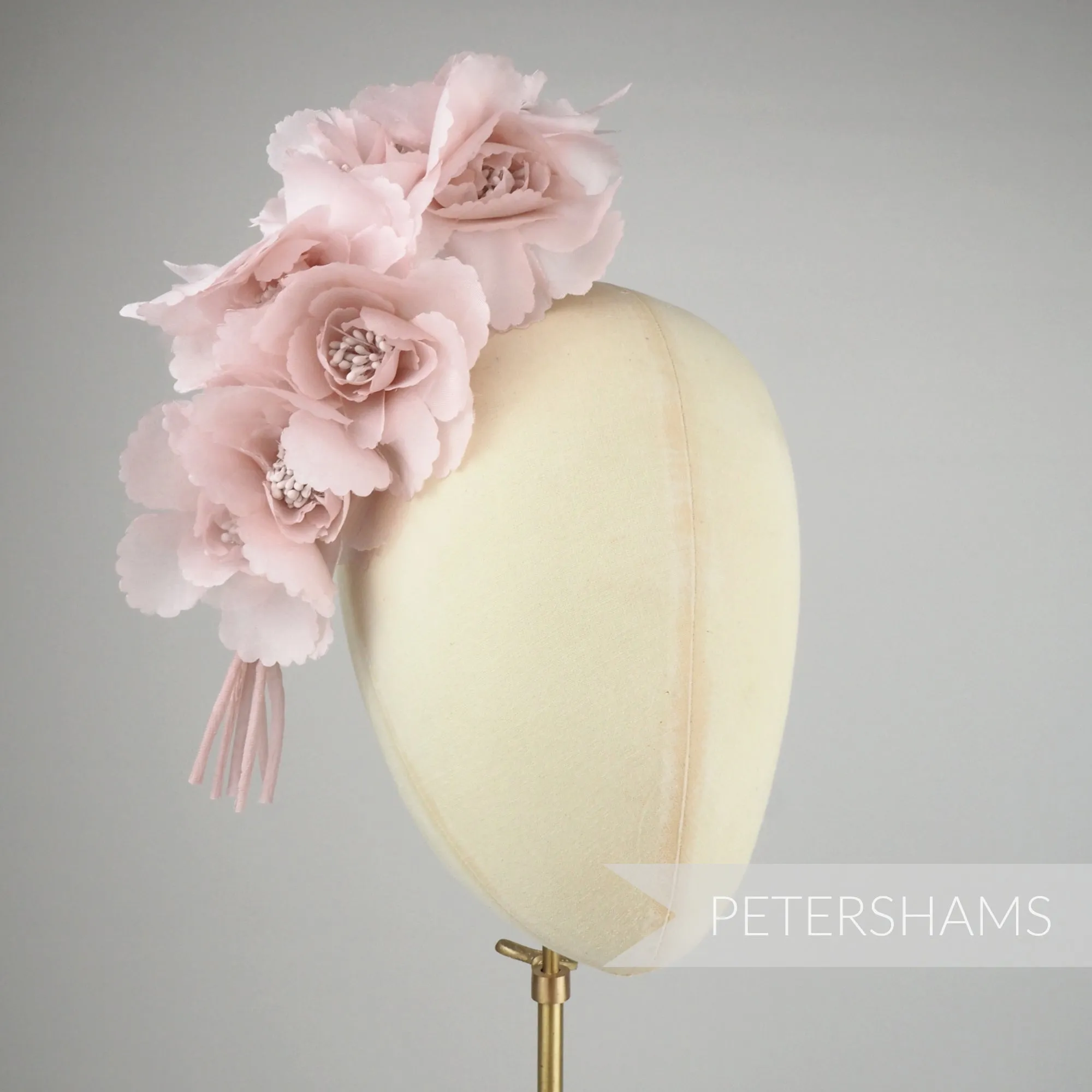 'Amelia' Organza Millinery Flower Hat Mount