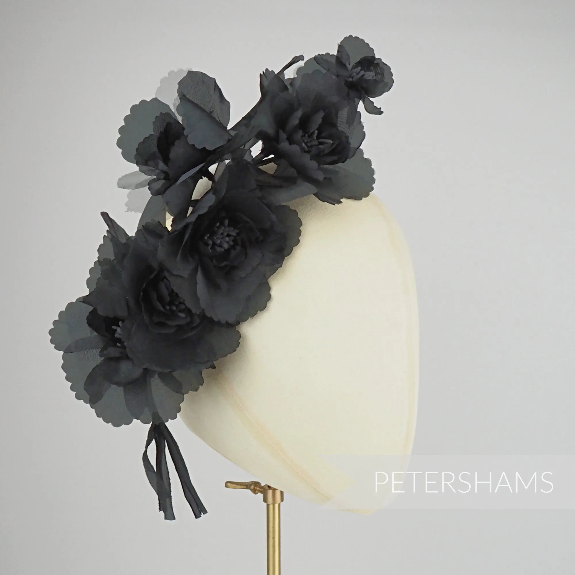 'Amelia' Organza Millinery Flower Hat Mount