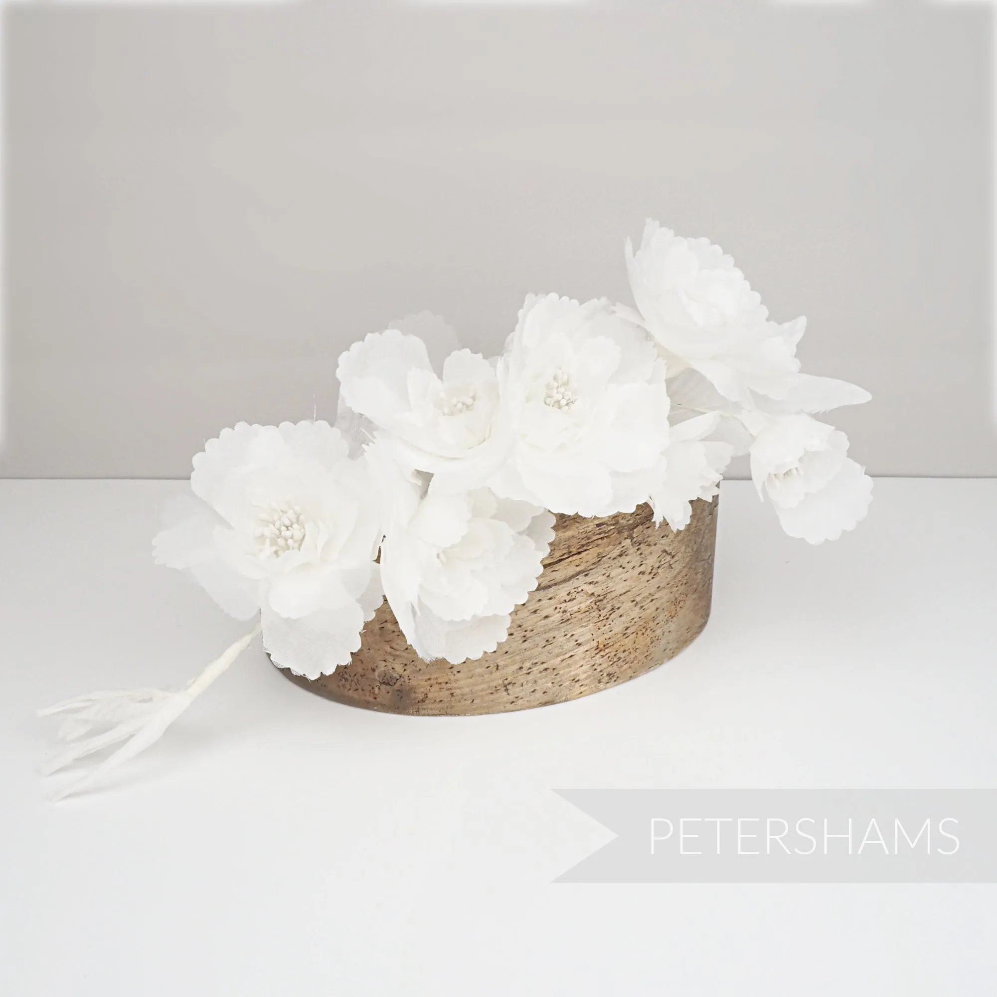 'Amelia' Organza Millinery Flower Hat Mount