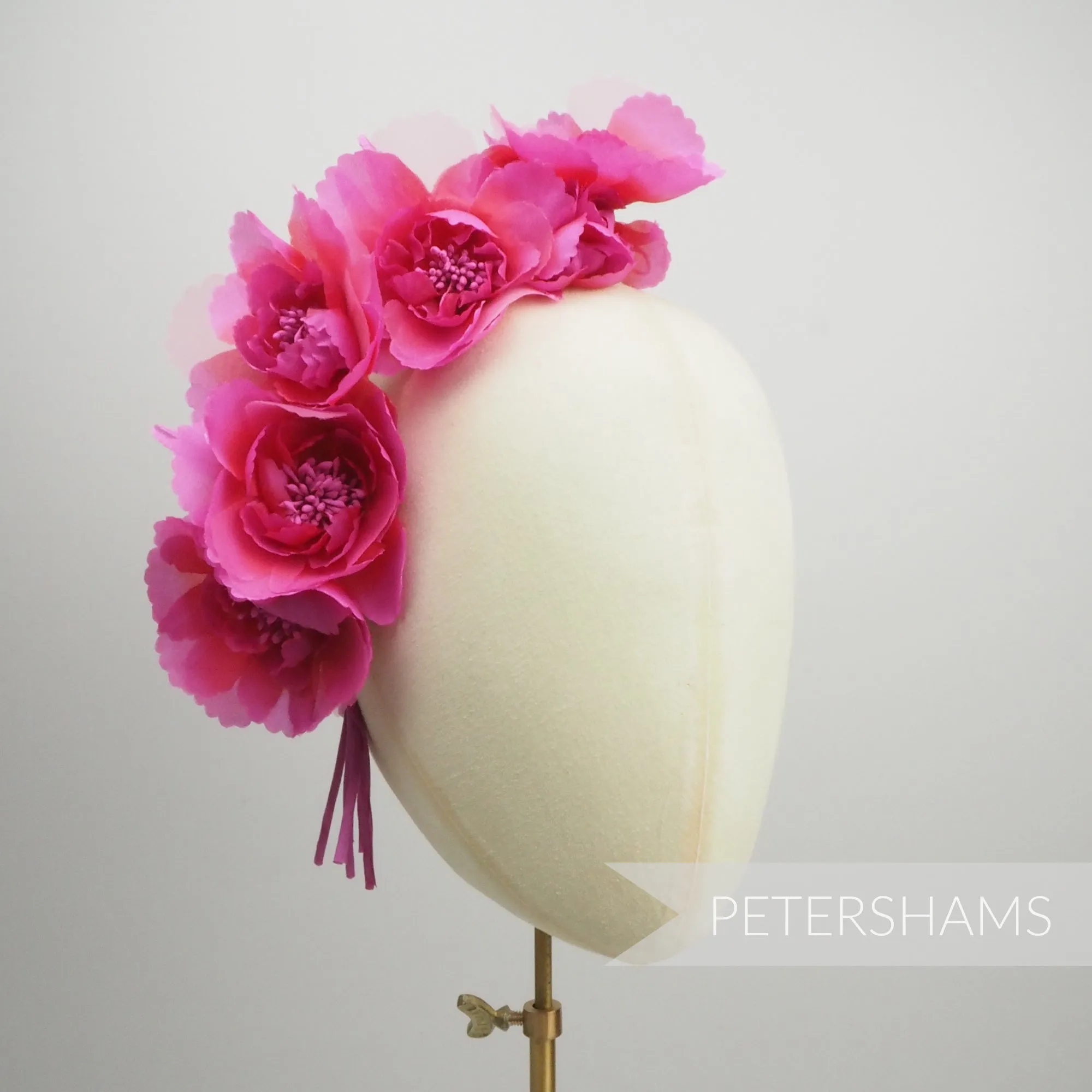 'Amelia' Organza Millinery Flower Hat Mount