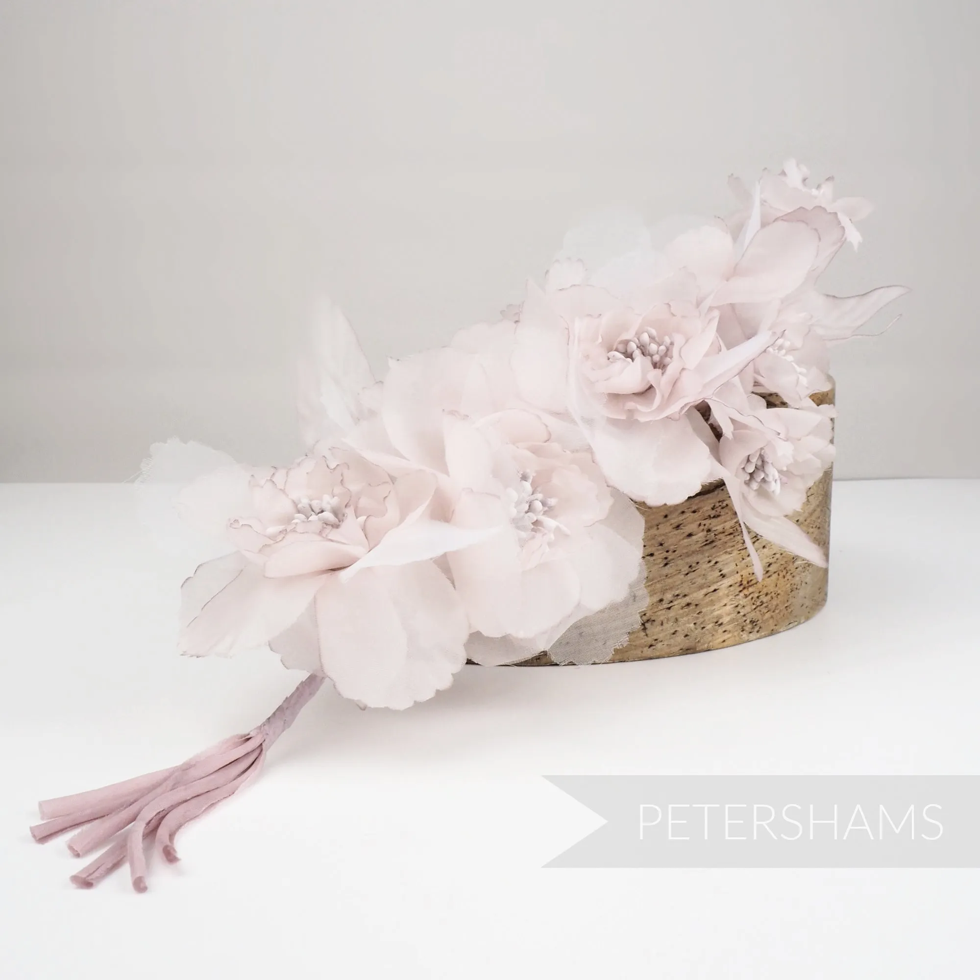 'Amelia' Organza Millinery Flower Hat Mount