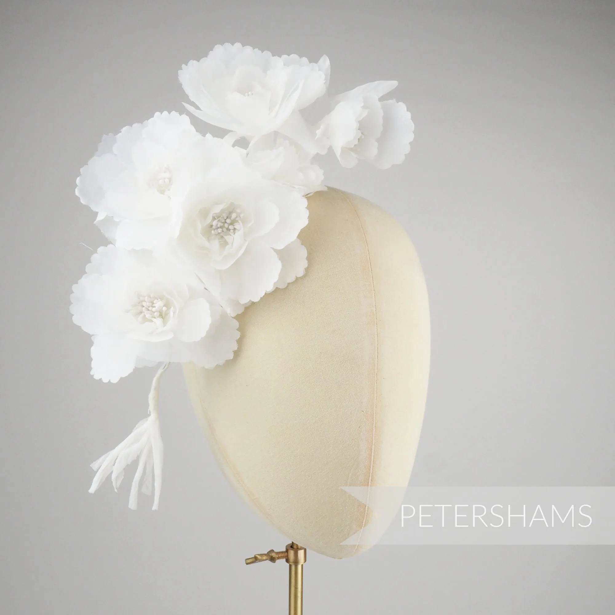 'Amelia' Organza Millinery Flower Hat Mount