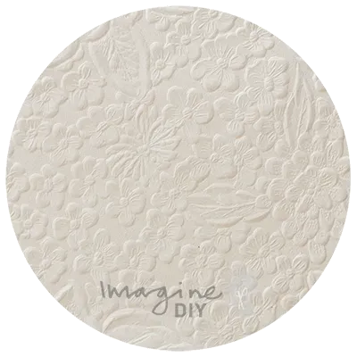 Austin Embossed Paper in Matt Cream