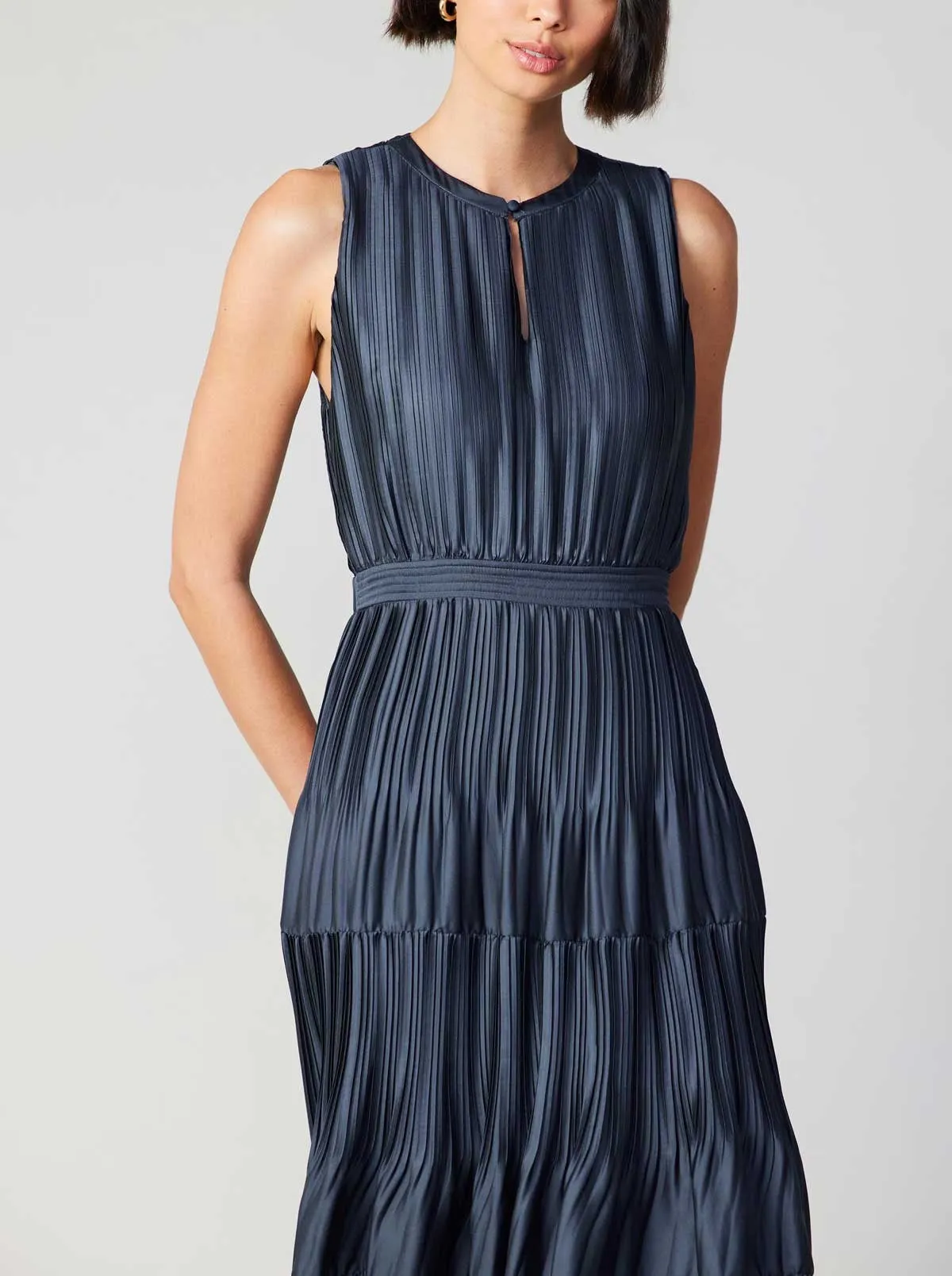 Current Air Pleated Maxi Dress