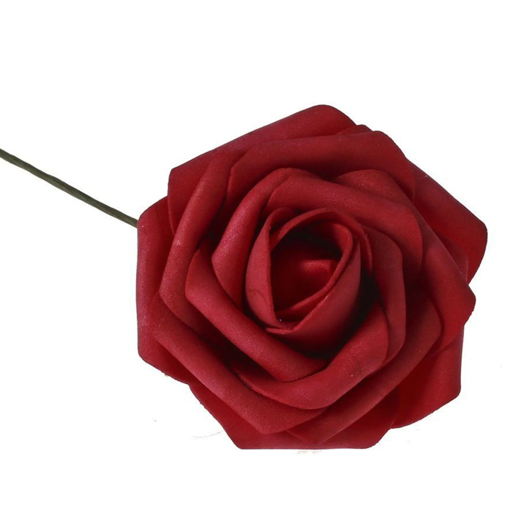 Dark Red Wedding Flowers 50 Ruby Red Roses for Craft