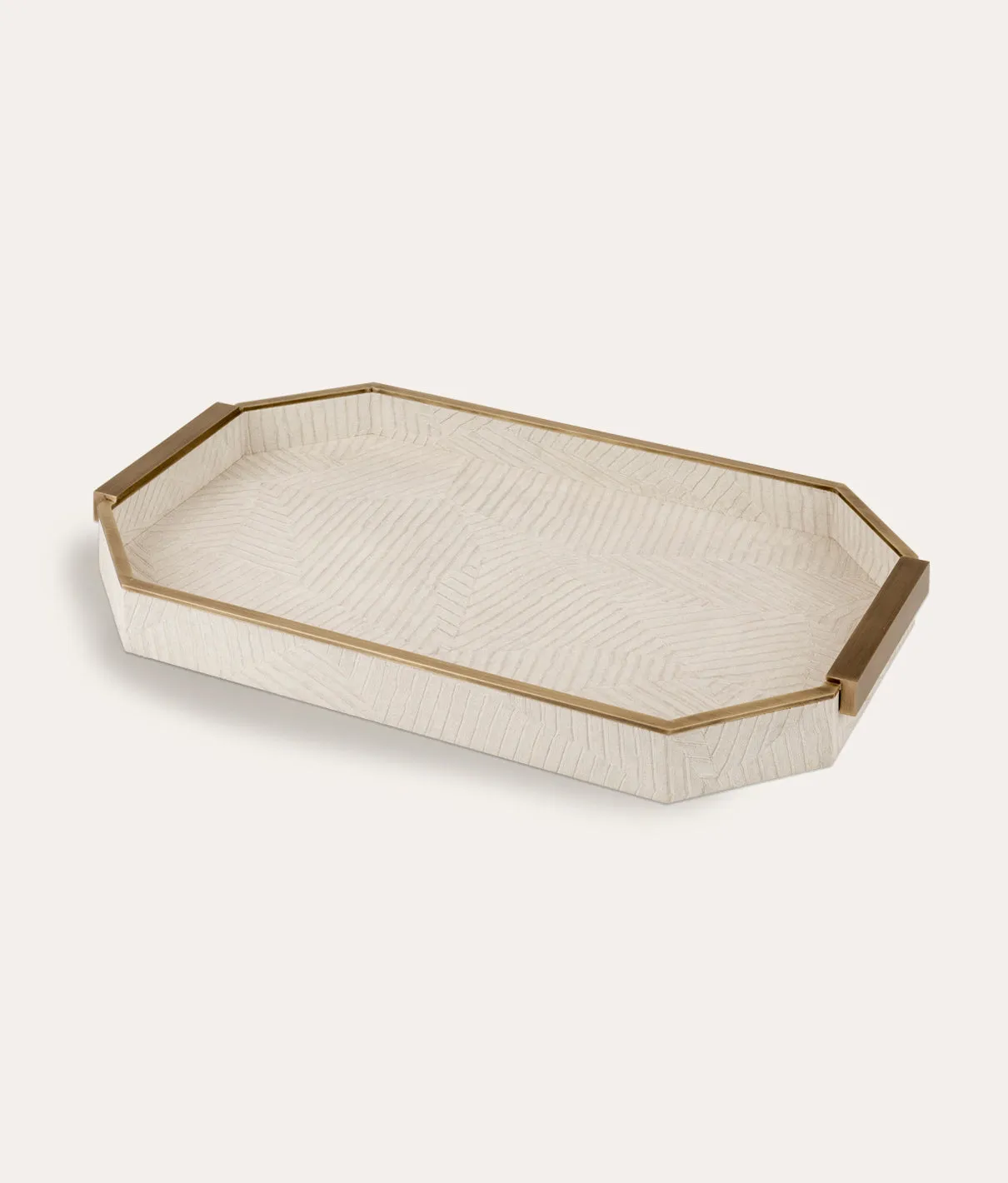 Elemental Rectangular Tray - Ivory