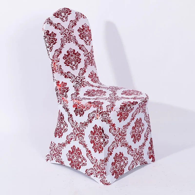 Flower Printed Chair Covers