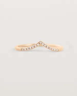 Gentle Point Ring | White Diamonds