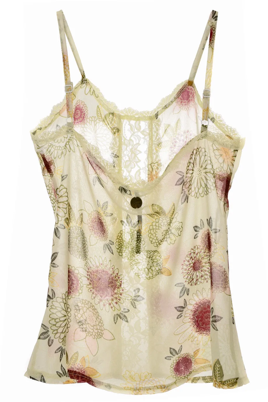 GROSELLA Printed Lace Top