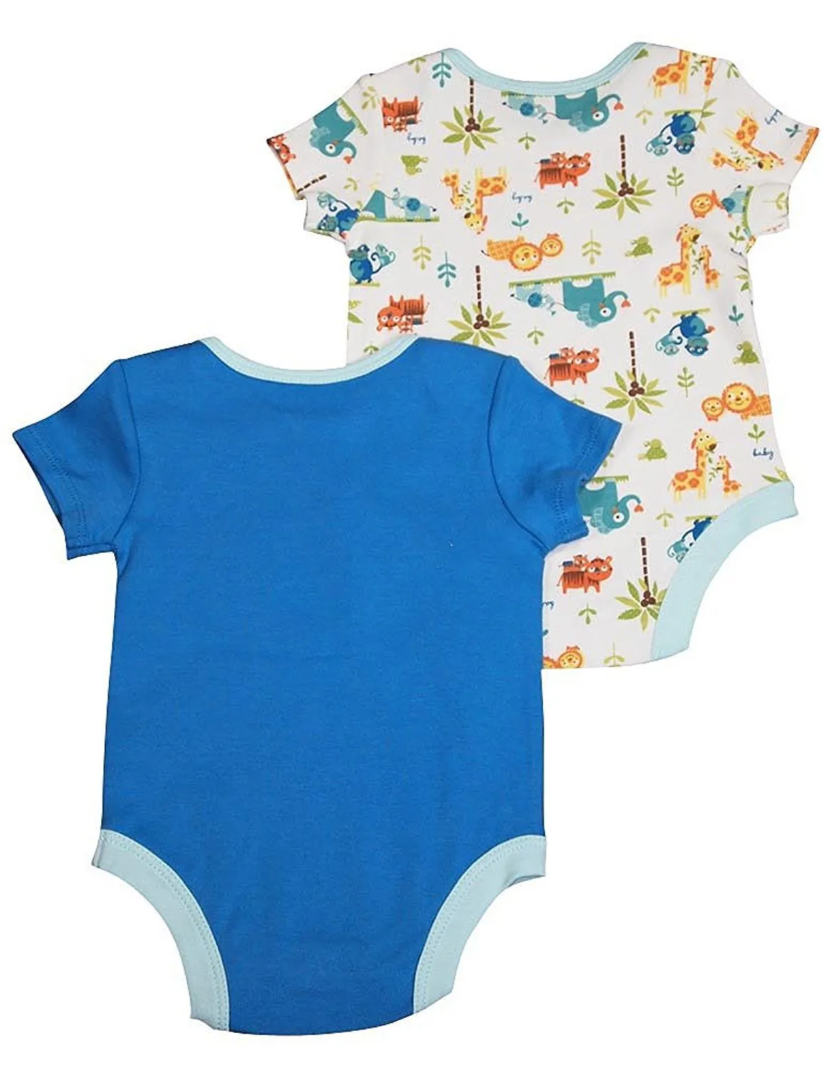 Happi by Dena - Baby Boys 2 Piece Short Sleeve Bodysuit Set