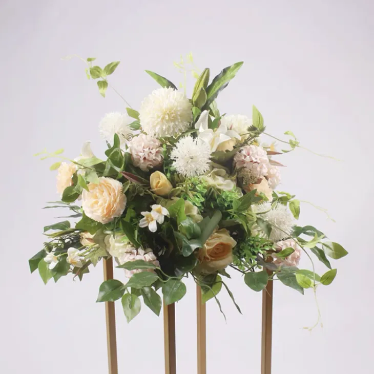 (L) Artificial Flower Arrangement pink Cream