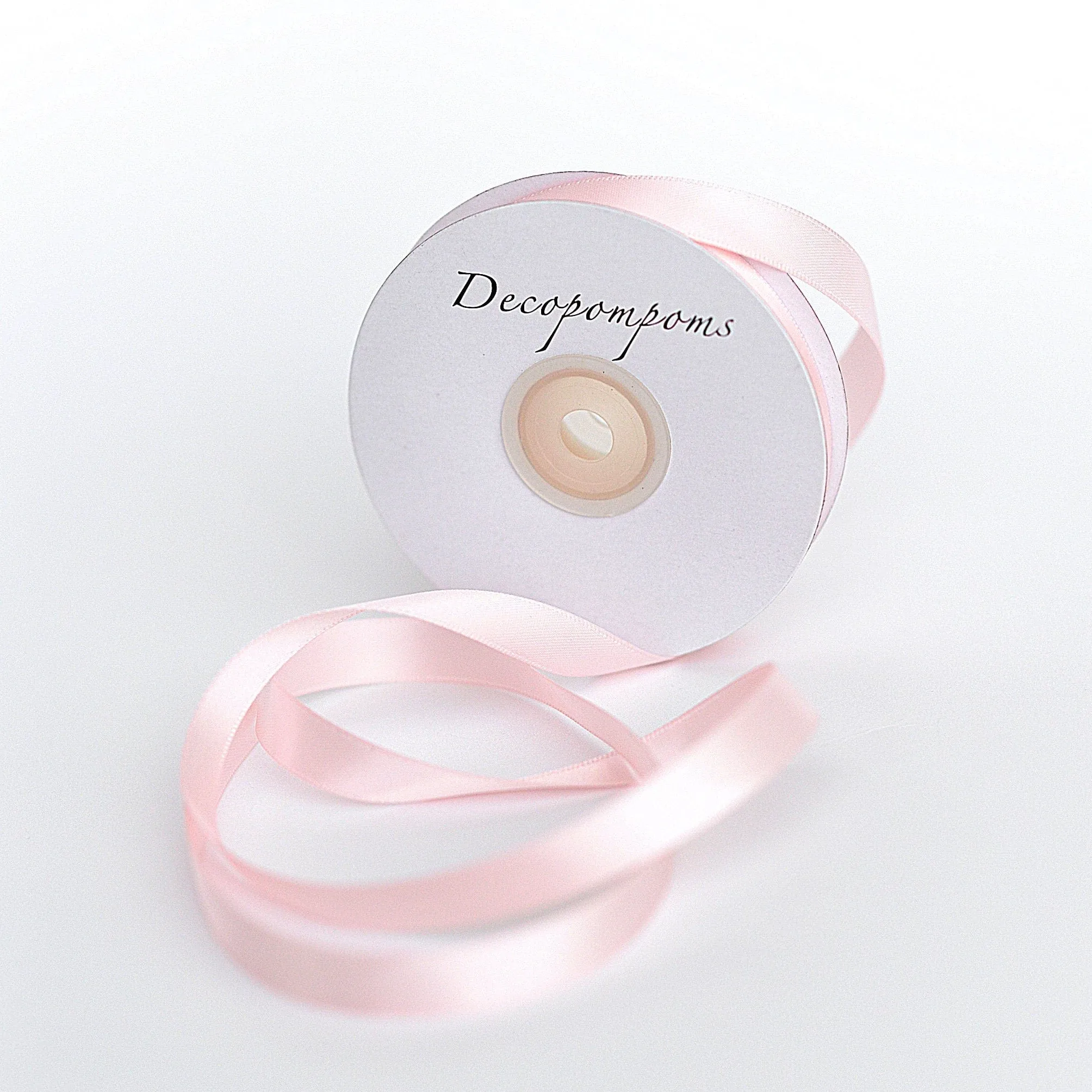 Light pink Ribbon double sided satin ribbon full roll 25m - 6mm / 12mm Gift Wrapping pink satin ribbon Ribbon blush Gift Ribbon Decorations