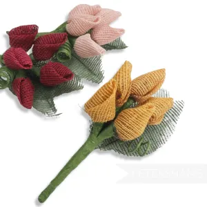 'Lumi' Cotton Textured Mini Flower Bud Bunch