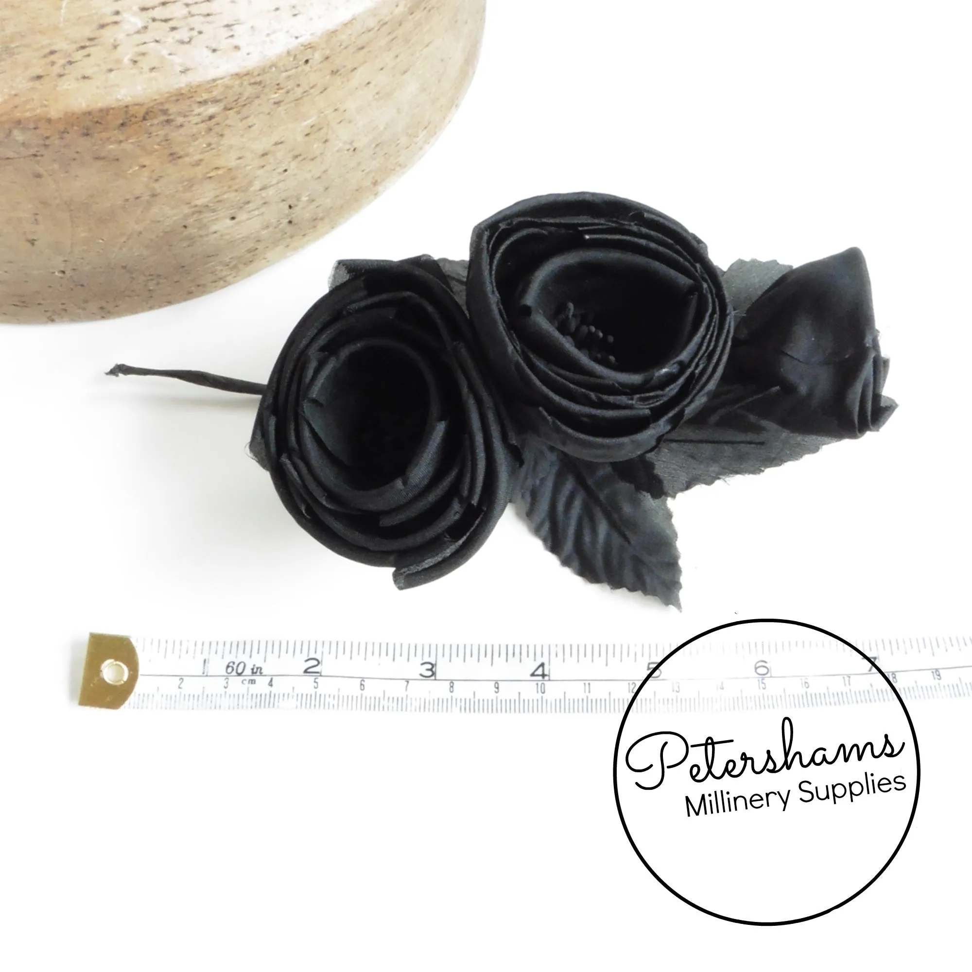 'Michelle' Silk Ranunculus Millinery Flower Hat Mount