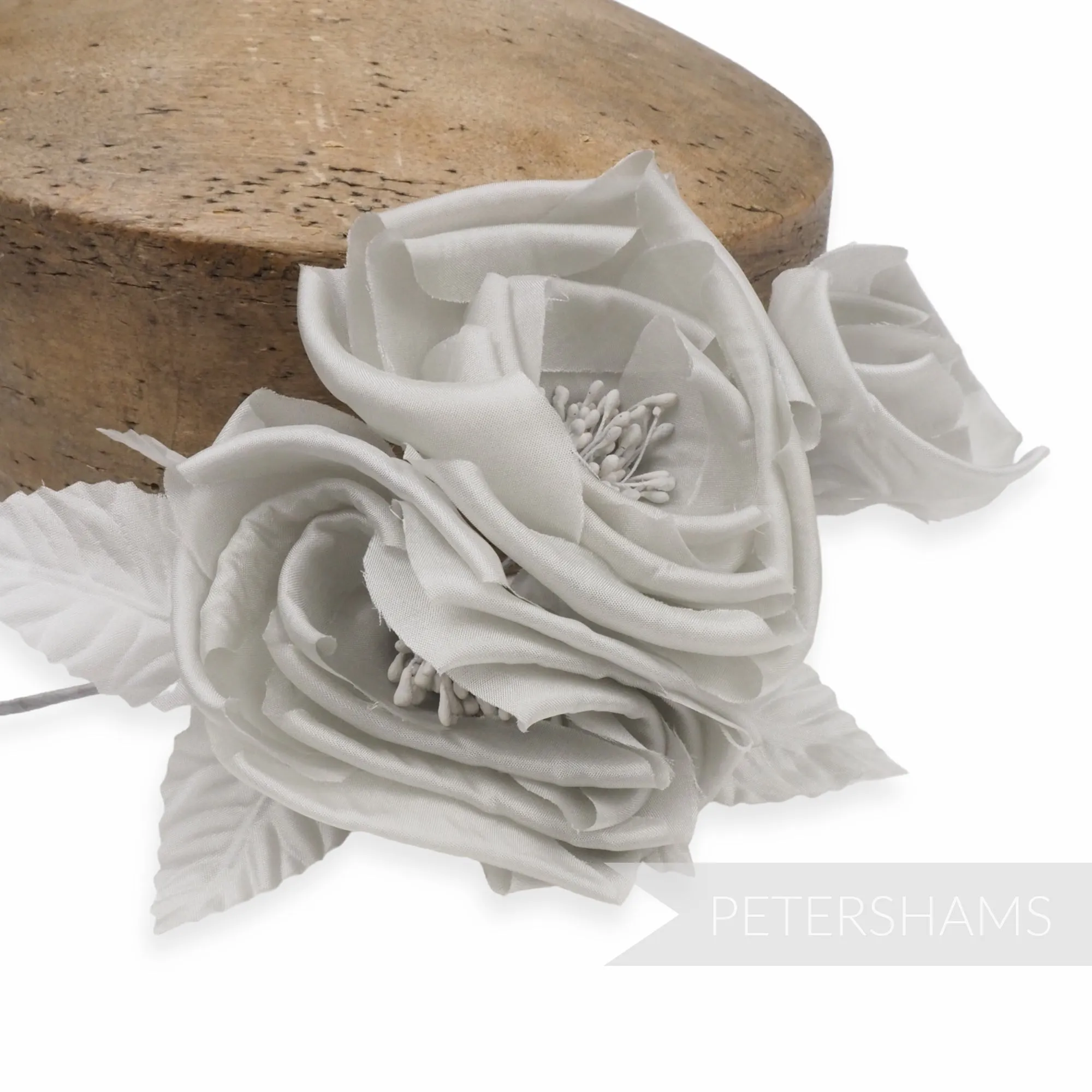 'Michelle' Silk Ranunculus Millinery Flower Hat Mount