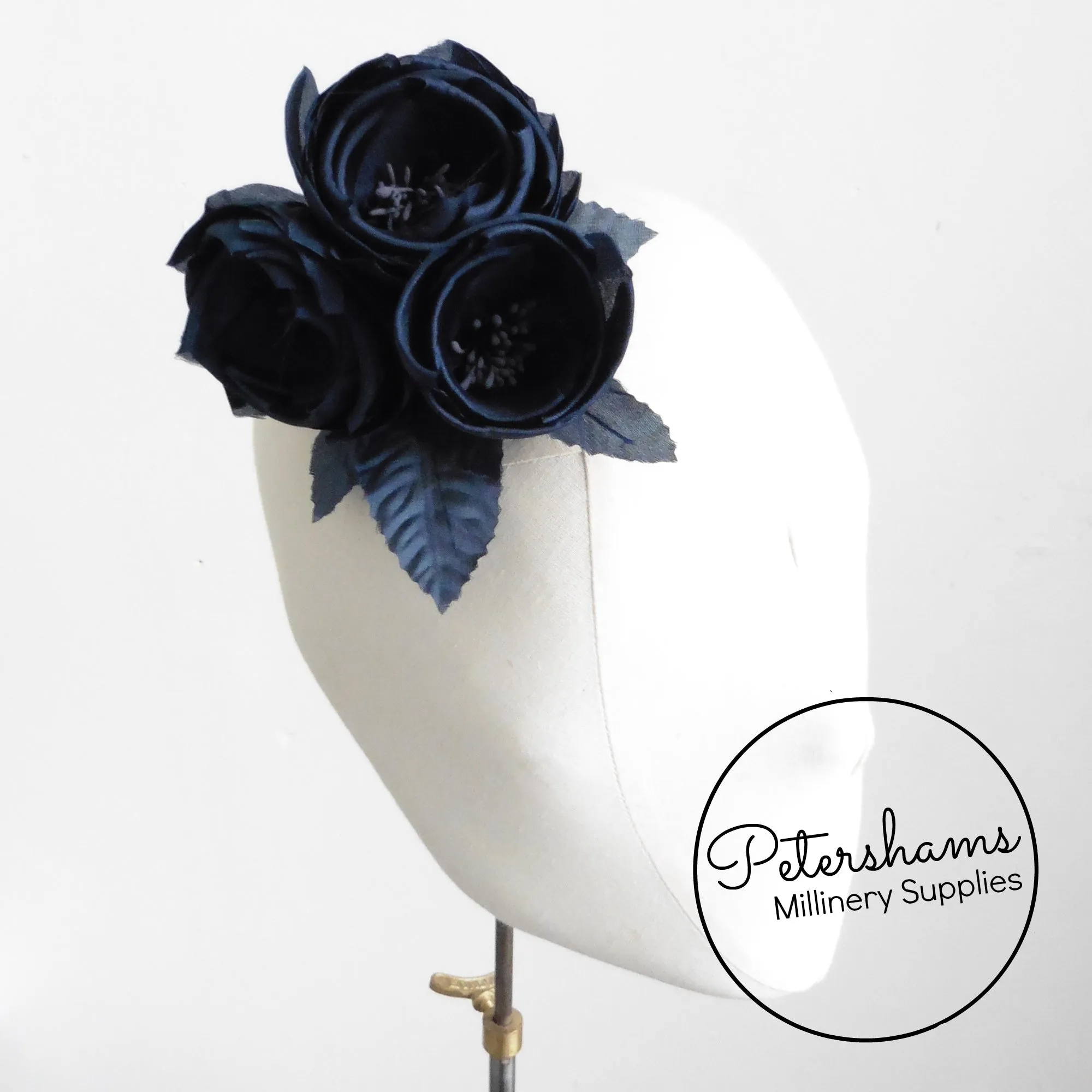 'Michelle' Silk Ranunculus Millinery Flower Hat Mount