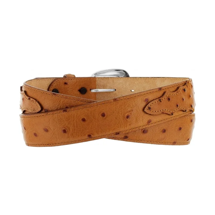 Ostrich Print Dress Belt