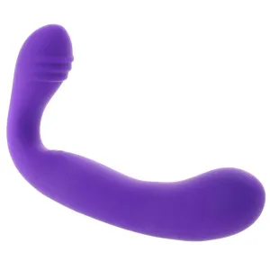 Rechargeable Love Rider Strapless Strap-On in Purple