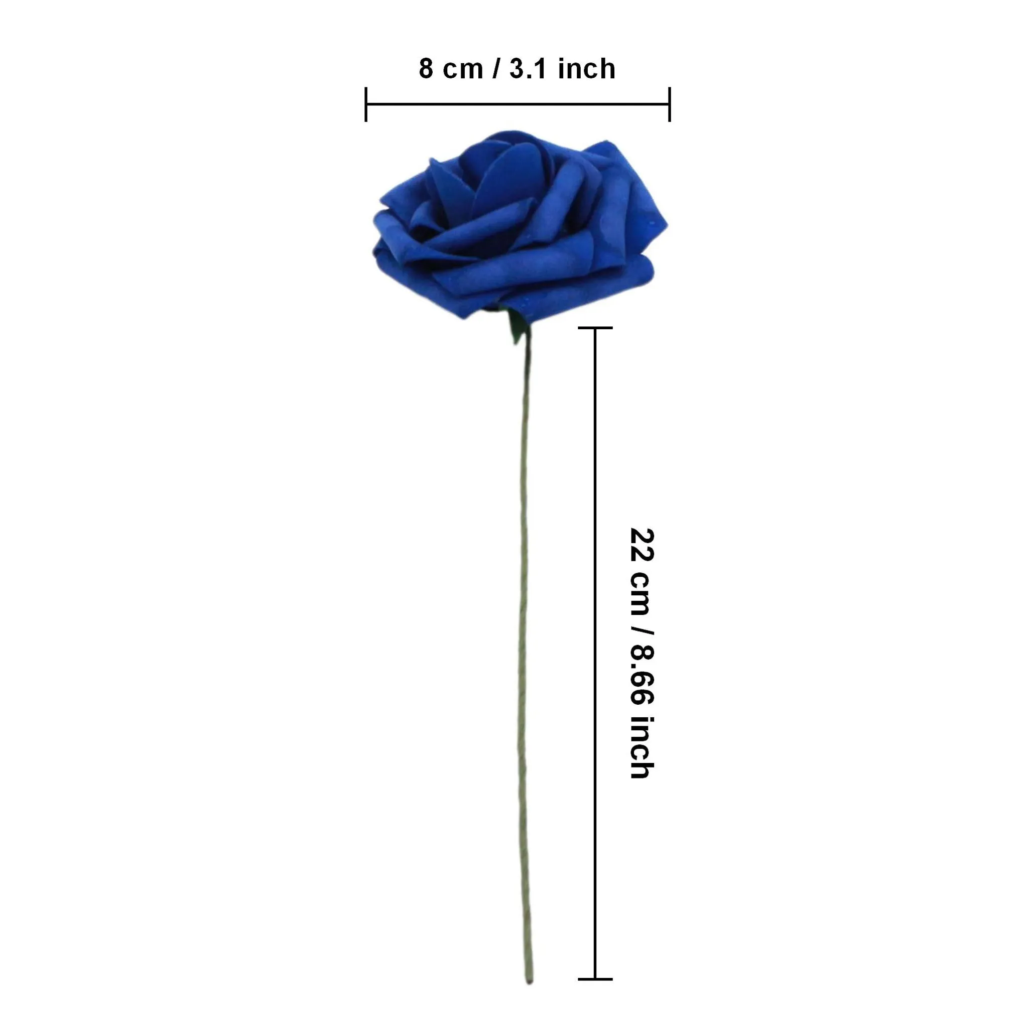 Royal Blue Wedding Flowers Bridal Bouquet Artificial Roses