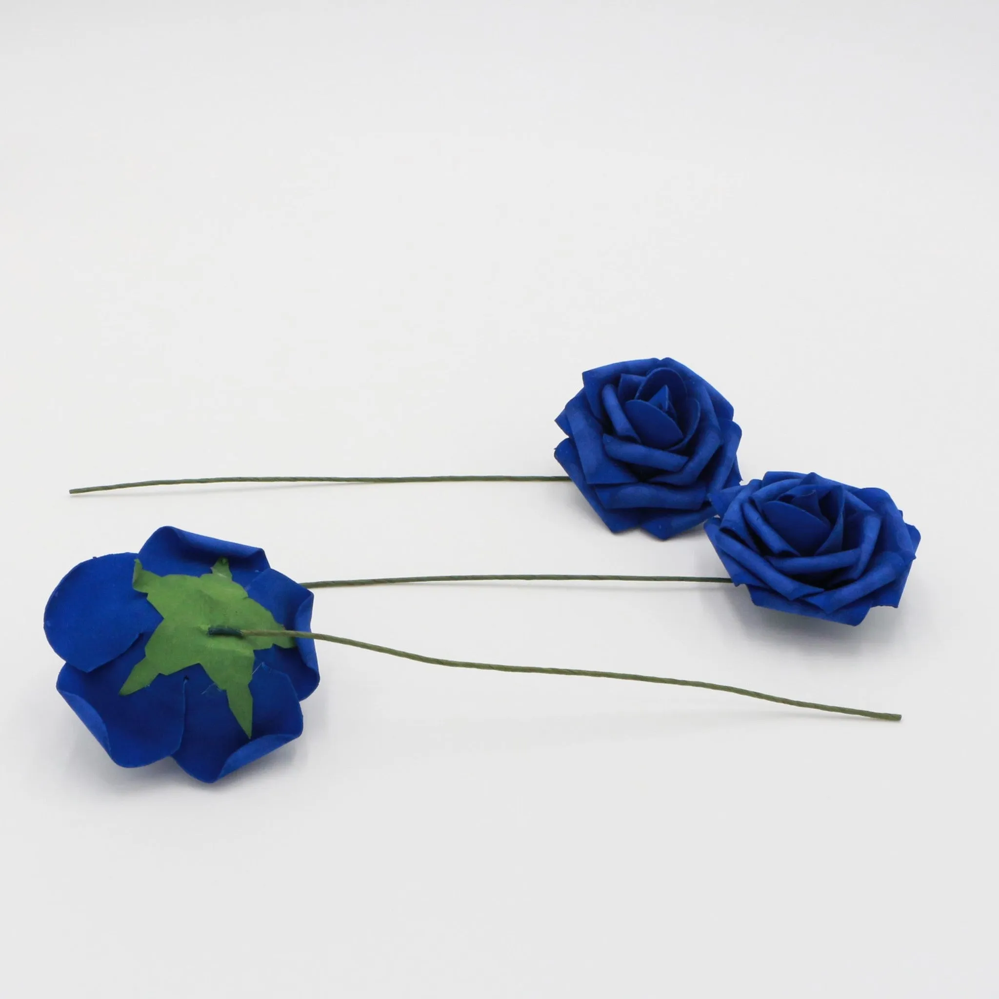 Royal Blue Wedding Flowers Bridal Bouquet Artificial Roses