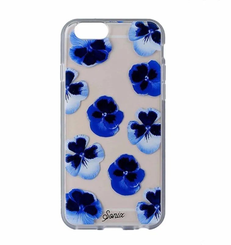 Sonix Clear Coat Hybrid Case for iPhone 6 / 6s - Clear / Blue Flowers