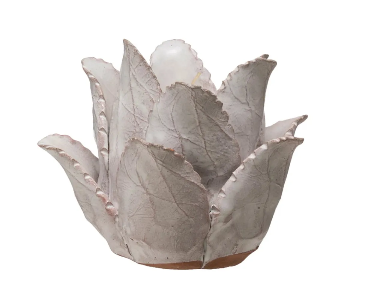 White Flower Tealight