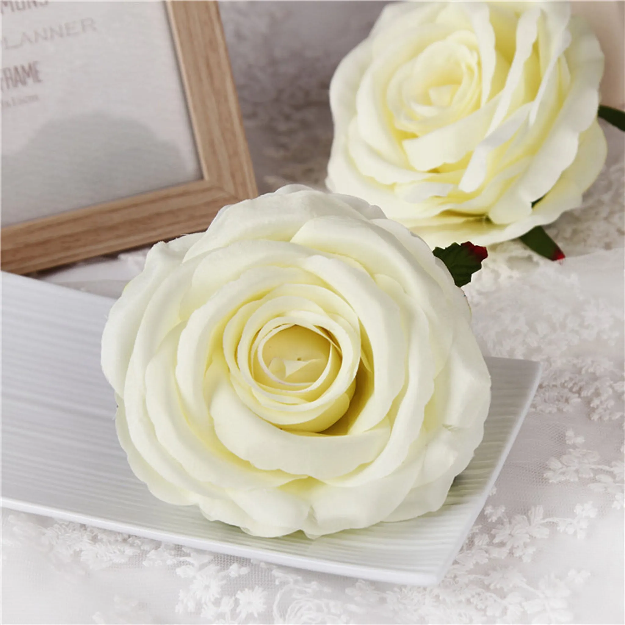 Wholesale Fake Flowers 50 Bulk Silk Roses