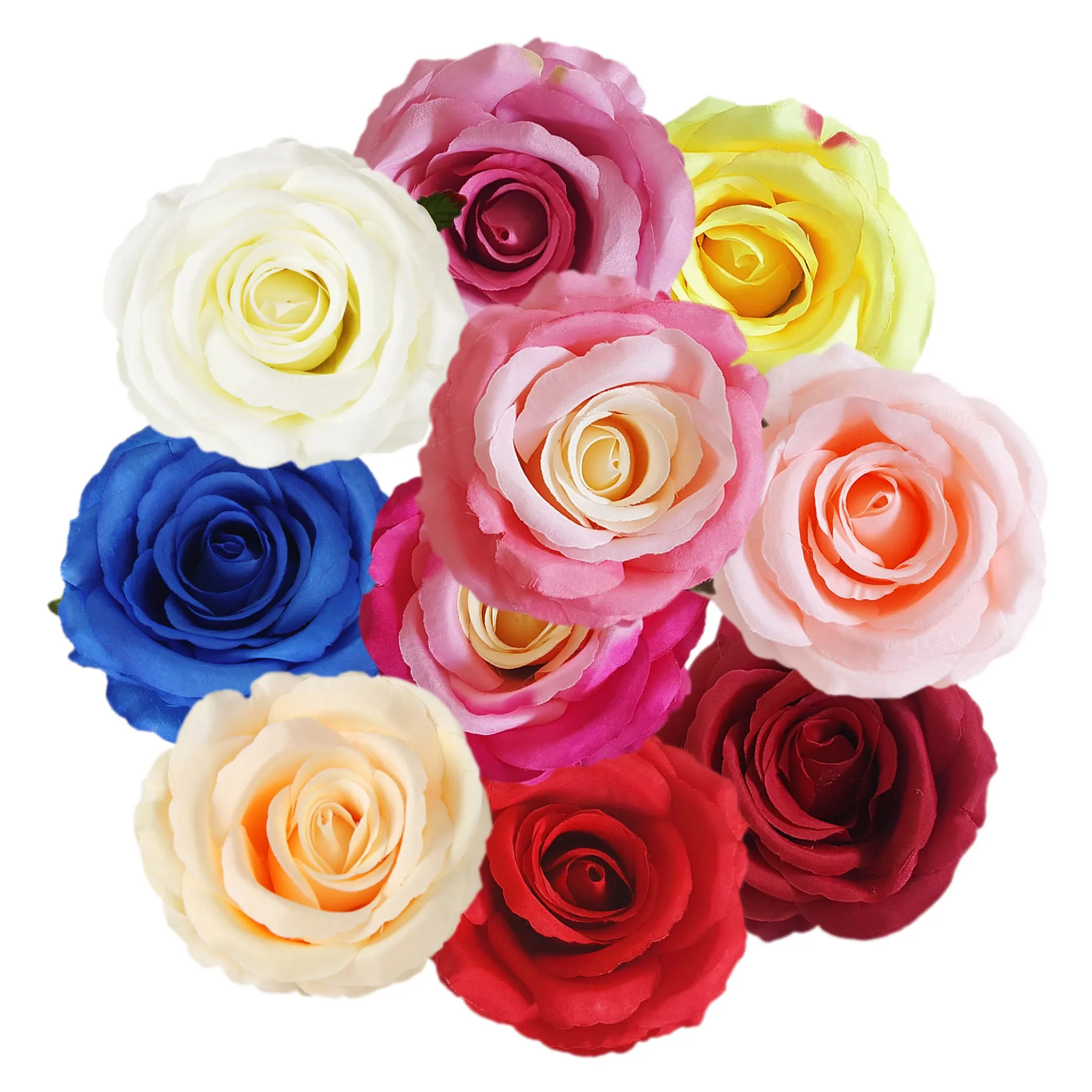 Wholesale Fake Flowers 50 Bulk Silk Roses